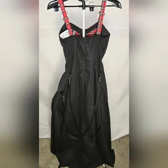 Y2K Deadstock Super Low Fat Hot Topic Whimsigoth Emo Maxi Dress, XL - Picture 5 of 8